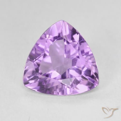 2.75ct 天然 中紫 紫水晶, 胖三角形, VVS-VS