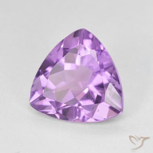 2.70克拉天然紫水晶，胖三角形，VVS-VS
