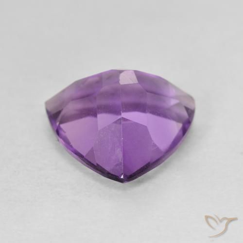 2.82克拉天然紫水晶，胖三角形，VVS-VS