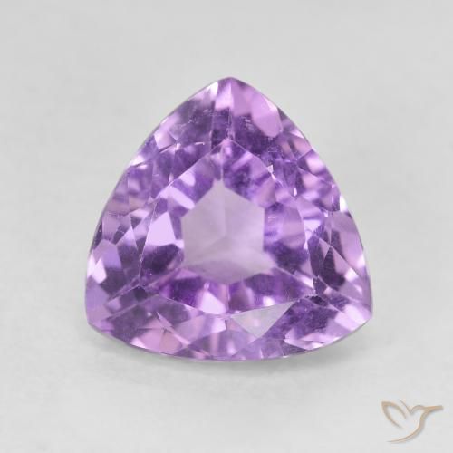 2.93克拉天然紫水晶，胖三角形，VVS-VS