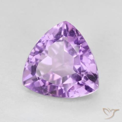 2.93克拉天然紫水晶，胖三角形，VVS-VS