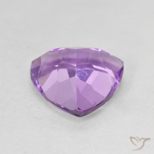 2.93克拉天然紫水晶，胖三角形，VVS-VS