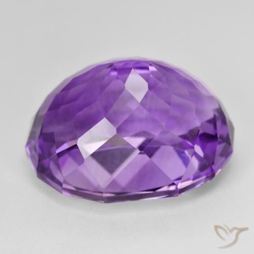 30.90克拉天然紫水晶，椭圆形，VVS
