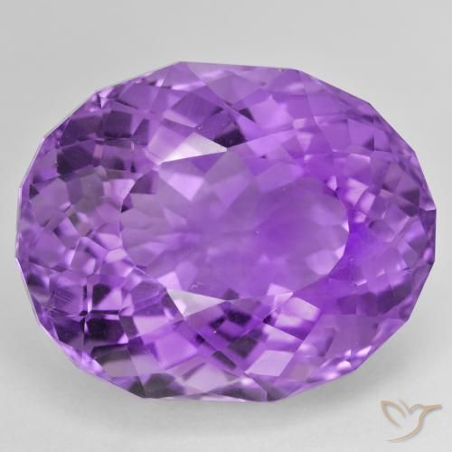 44.60ct 天然 鲜艳的紫罗兰 紫水晶, 椭圆形, VVS