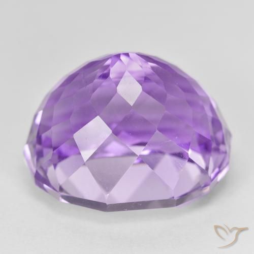 24.84克拉天然紫水晶，椭圆形，VVS-VS