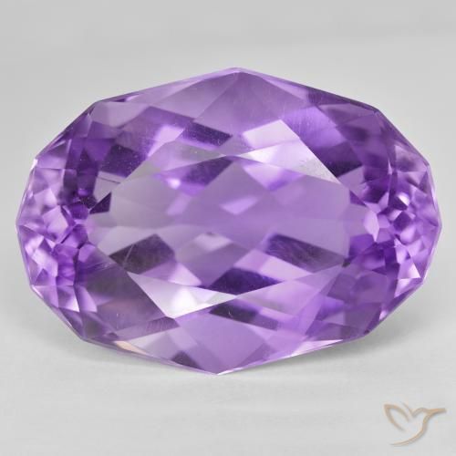54.55克拉天然紫水晶，椭圆形，VVS-VS