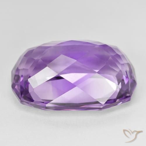 28.85克拉天然紫水晶，软垫，VVS-VS