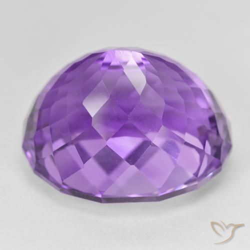 33.44克拉天然紫水晶，椭圆形，VVS-VS