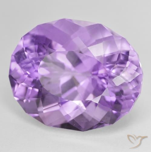 28.91克拉天然紫水晶，椭圆形，VVS-VS