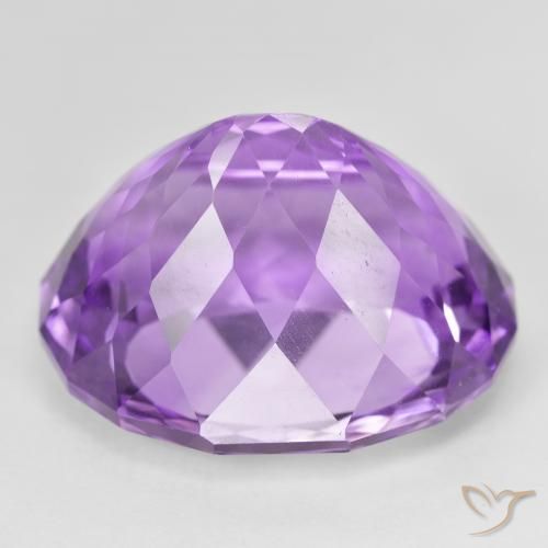28.91克拉天然紫水晶，椭圆形，VVS-VS
