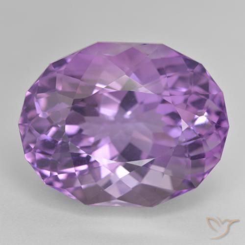 31.42ct 天然 轻中紫 紫水晶, 椭圆形, VVS