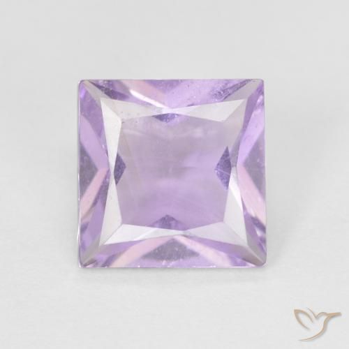 1.21ct 天然粉紫罗兰色紫水晶, 正方形, VS