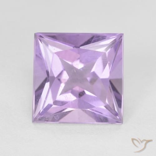 2.25ct 天然 中粉紫 紫水晶, 正方形, VS