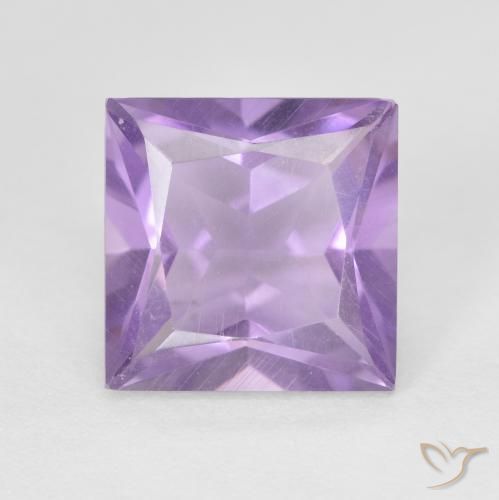 2.35ct 天然 淡粉紫 紫水晶, 正方形, VVS