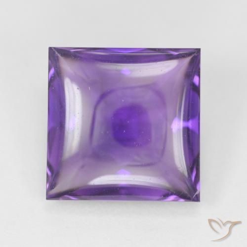 4.10ct 天然 Medium Light-Violet 紫水晶, 正方形, 透明
