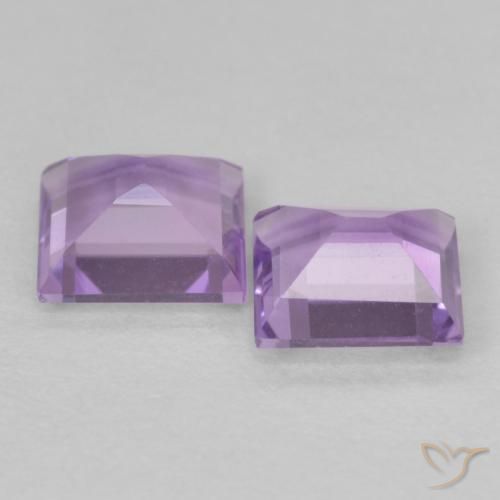0.94克拉天然紫水晶，正方形，VVS