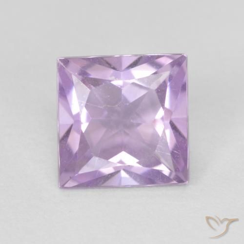 1.06ct 天然 淡粉紫 紫水晶, 正方形, VS