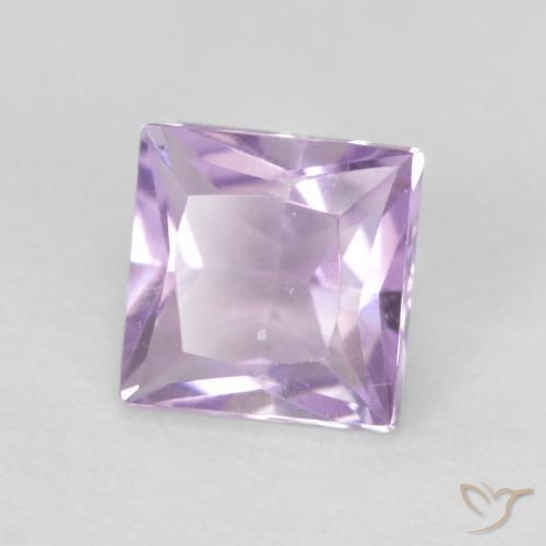 0.65克拉天然紫水晶，正方形，VS