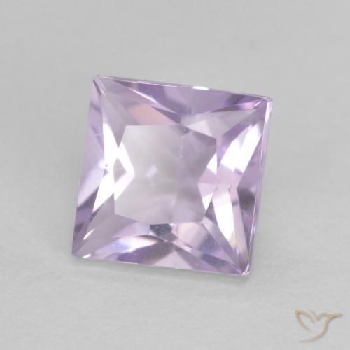 0.66克拉天然紫水晶，正方形，VVS-VS