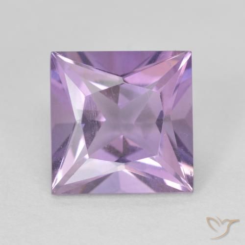 2.09ct 天然 中粉紫 紫水晶, 正方形, VVS-VS