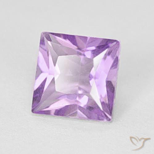 1.08克拉天然紫水晶，正方形，VVS