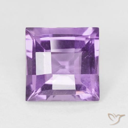 1.75ct 天然 粉紫罗兰色 紫水晶, 正方形, VVS-VS