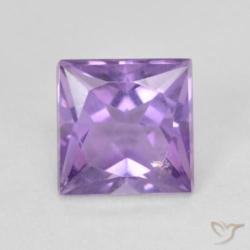 1.13ct 天然 粉紫罗兰色 紫水晶, 正方形, VVS-VS