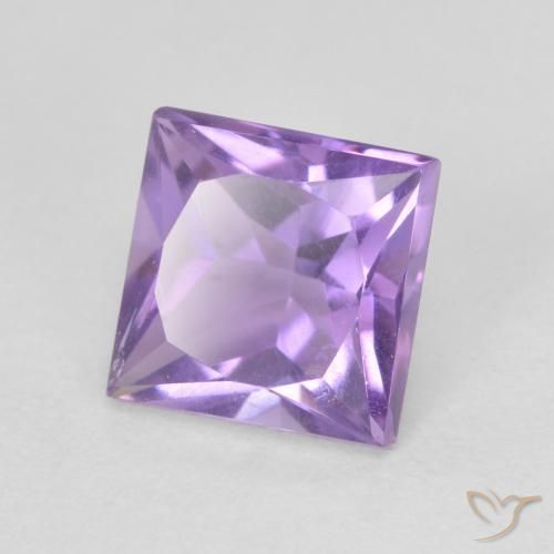 1.13克拉天然紫水晶，正方形，VVS-VS