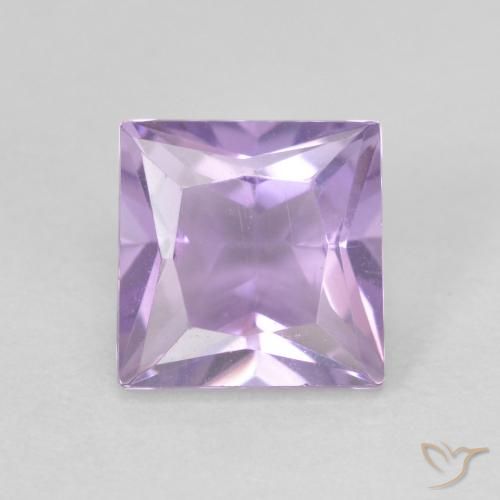1.05ct 天然 粉紫罗兰色 紫水晶, 正方形, VVS-VS