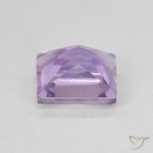 1.05克拉天然紫水晶，正方形，VVS-VS