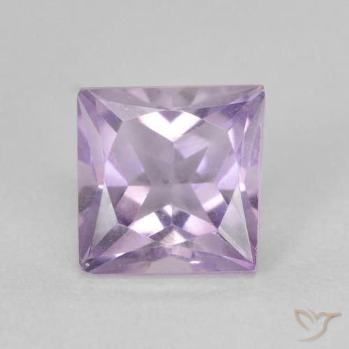 1.11ct 天然 浅紫罗兰色 紫水晶, 正方形, VVS-VS