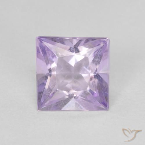 0.79ct 天然 浅紫罗兰色 紫水晶, 正方形, VVS-VS