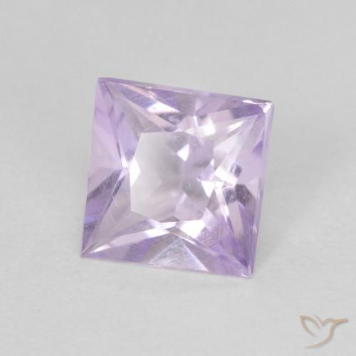 0.79克拉天然紫水晶，正方形，VVS-VS