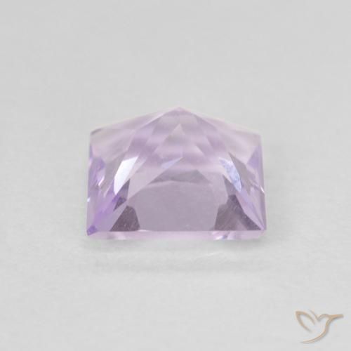 0.79克拉天然紫水晶，正方形，VVS-VS