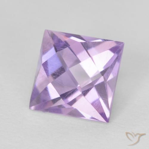 1.25克拉天然紫水晶，正方形，VVS-VS