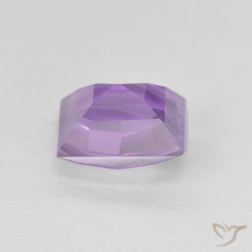 1.23克拉天然紫水晶，正方形，VVS-VS