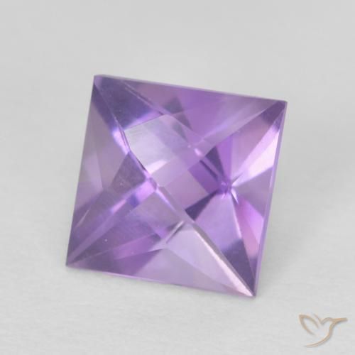 1.14克拉天然紫水晶，正方形，VVS-VS