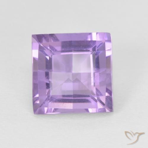 1.86ct 天然 粉紫罗兰色 紫水晶, 正方形, VS