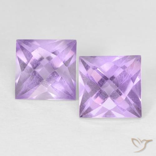 2.49克拉天然紫水晶，正方形，VVS-VS