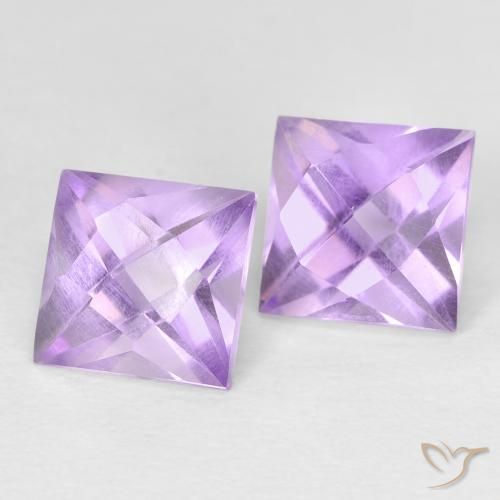 2.49克拉天然紫水晶，正方形，VVS-VS