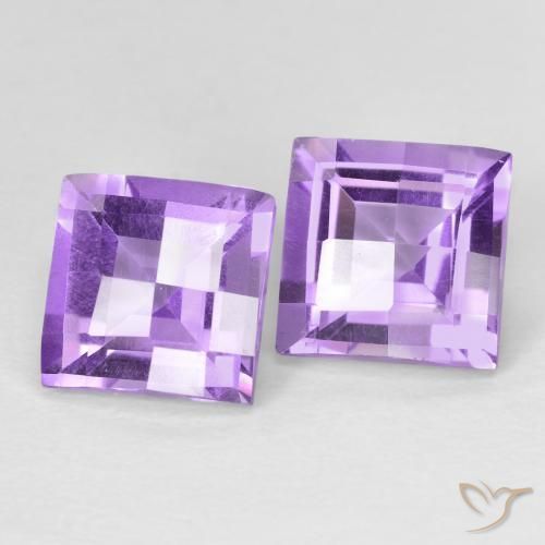 3.56克拉天然紫水晶，正方形，VVS-VS