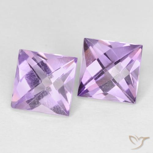 2.48克拉天然紫水晶，正方形，VVS-VS