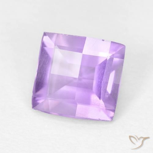 1.08克拉天然紫水晶，正方形，VVS-VS