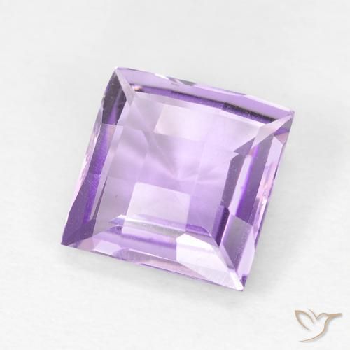 1.56克拉天然紫水晶，正方形，VVS-VS