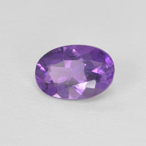 0.43克拉天然紫水晶，椭圆形，VS