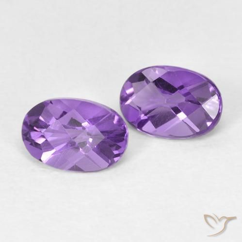 0.92克拉天然紫水晶，椭圆形，VVS
