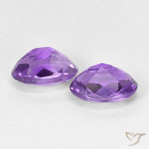 0.92克拉天然紫水晶，椭圆形，VVS