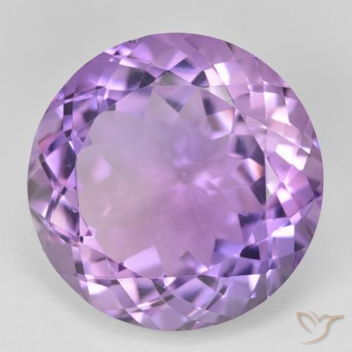 26.41克拉天然紫水晶，圆形的，VVS