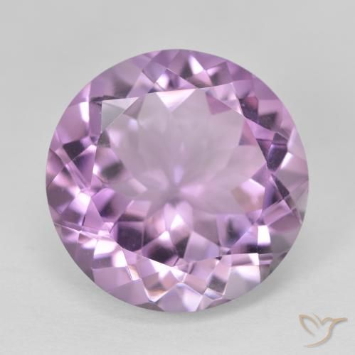 13.19ct 天然 中紫 紫水晶, 圆形的, VVS