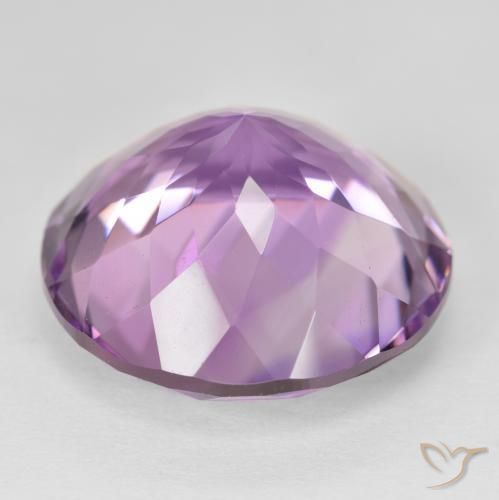 26.62克拉天然紫水晶，圆形的，VVS-VS
